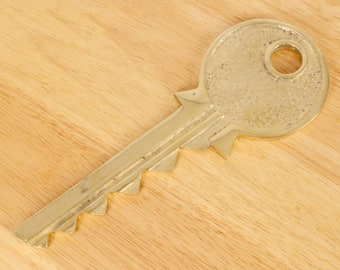 Key || Vintage Solid brass || Wall Hanging / Key Decor || Heavy and Big