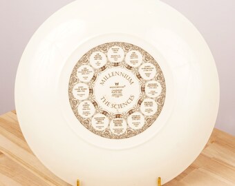 　MILLENNIUM　CALENDAR PLATE 2001 2001 Calendar Porcelain Plate by Wedgwood || Millennium 2000