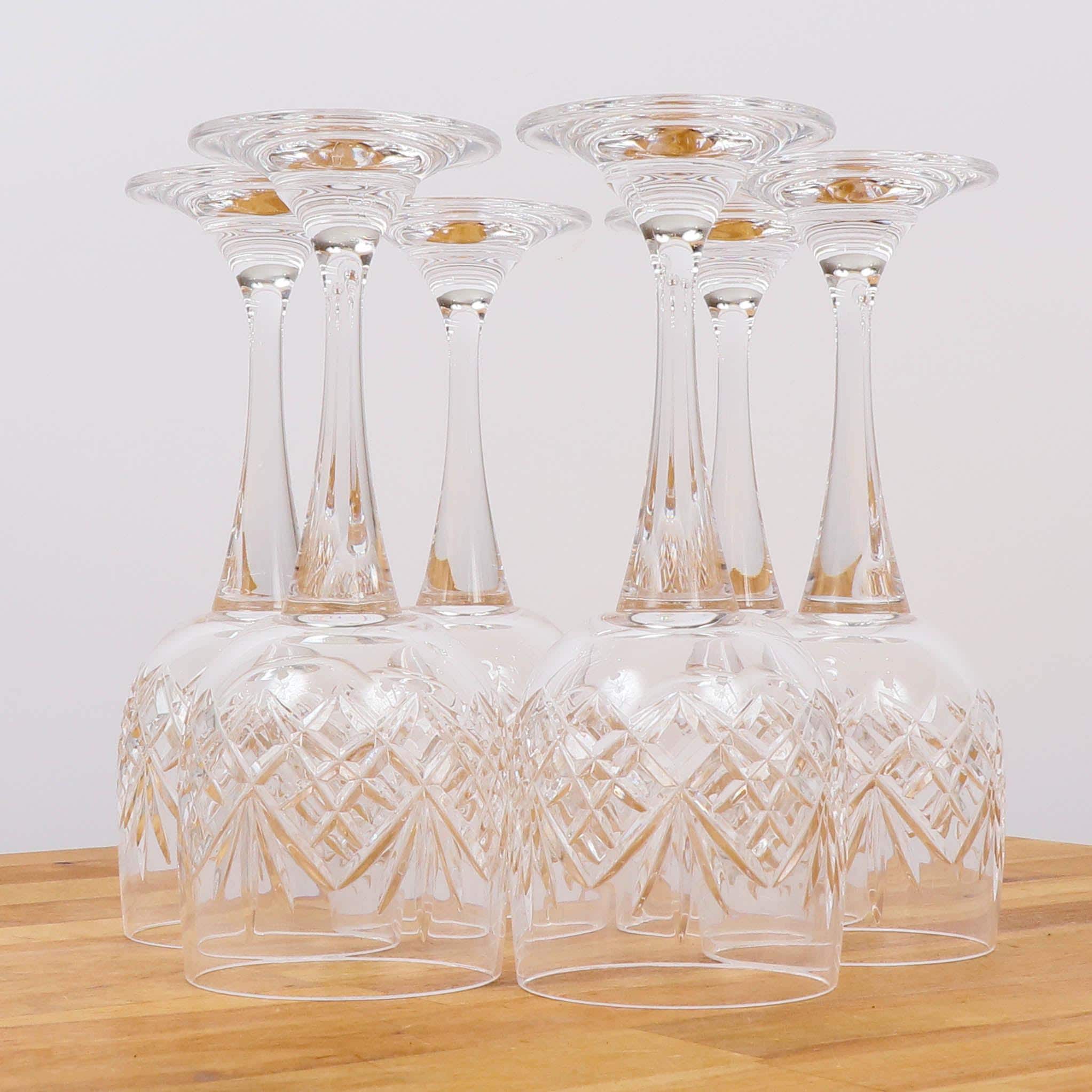 Bohemia Crystal Wine Glasses – Set of 6 – Made in Czech Republic