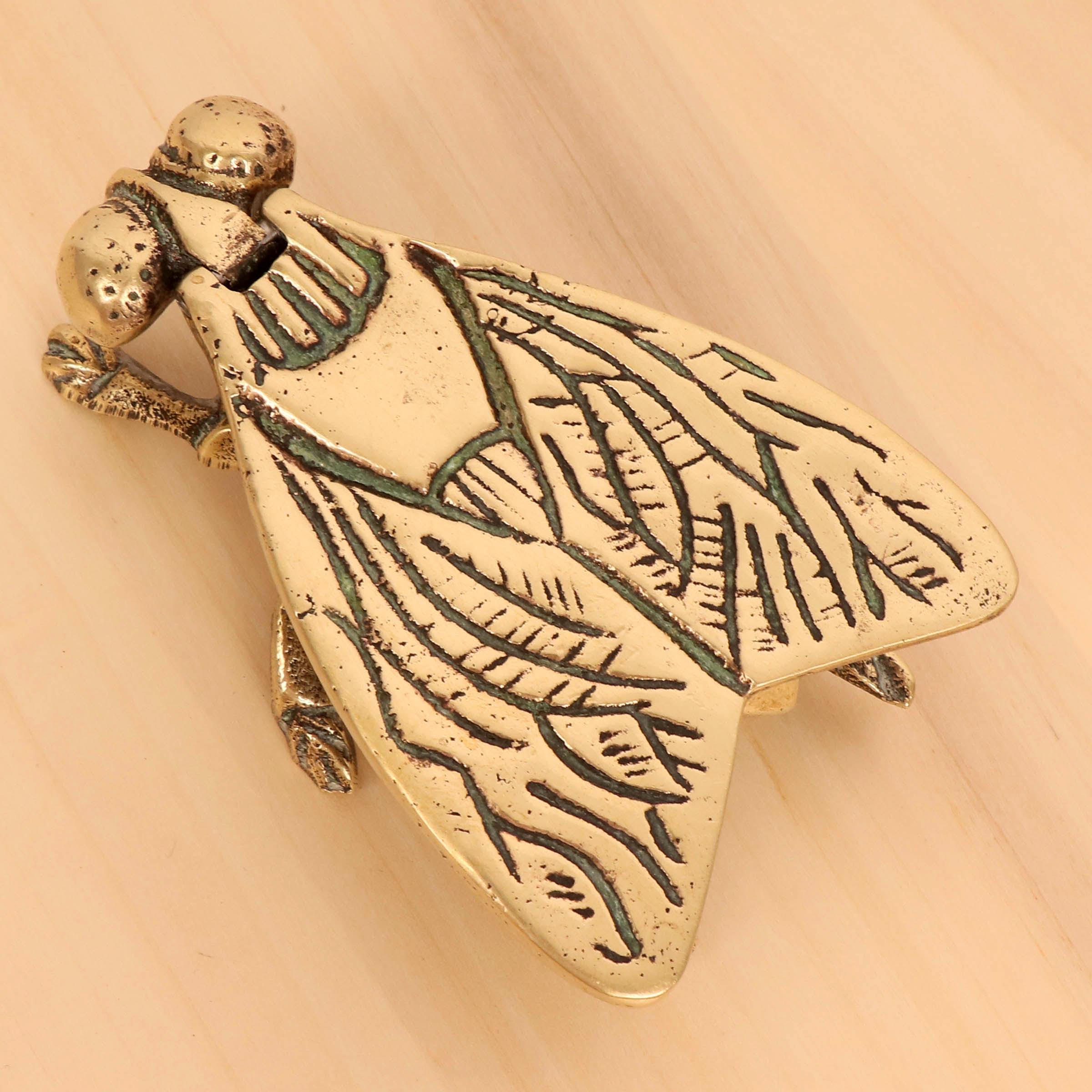 Mouche laiton cendrier vintage - Un Bon Design brocante en ligne