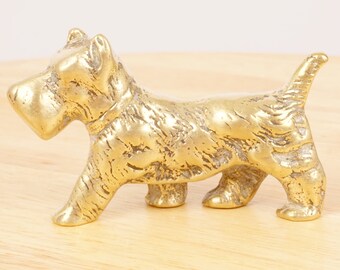 【美品】スコティッシュテリア　陶器　置物　インテリア　工芸品　美術品　A2622 Scottish Terrier ヴィンテージ スコティッシュテリア 陶器の置物