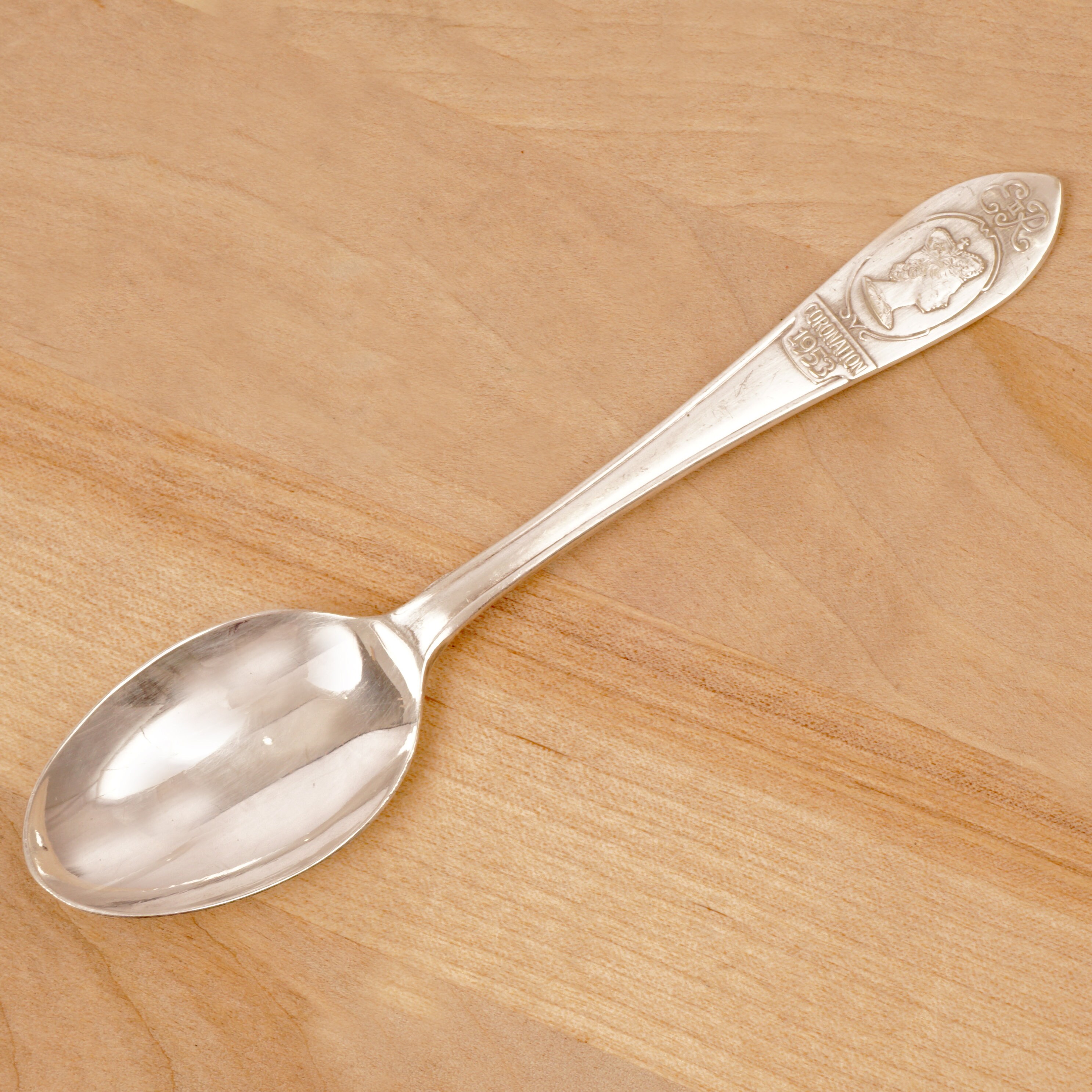Silver Plated Spoon Coronation of Elizabeth II in 1953 Etsy