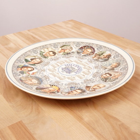 2000 Calendar Porcelain Plate by Wedgwood || Millennium 2000 Art