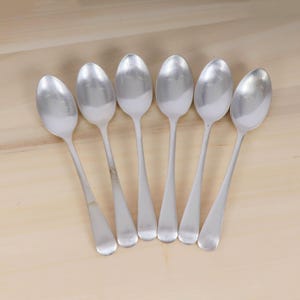 Vintage Silver-Plated Table Spoon Set – 6 Pieces, EPNS with Hallmarks Table Spoons Set /  B&JS Ltd epns 4 1/2  DWTS Doz
