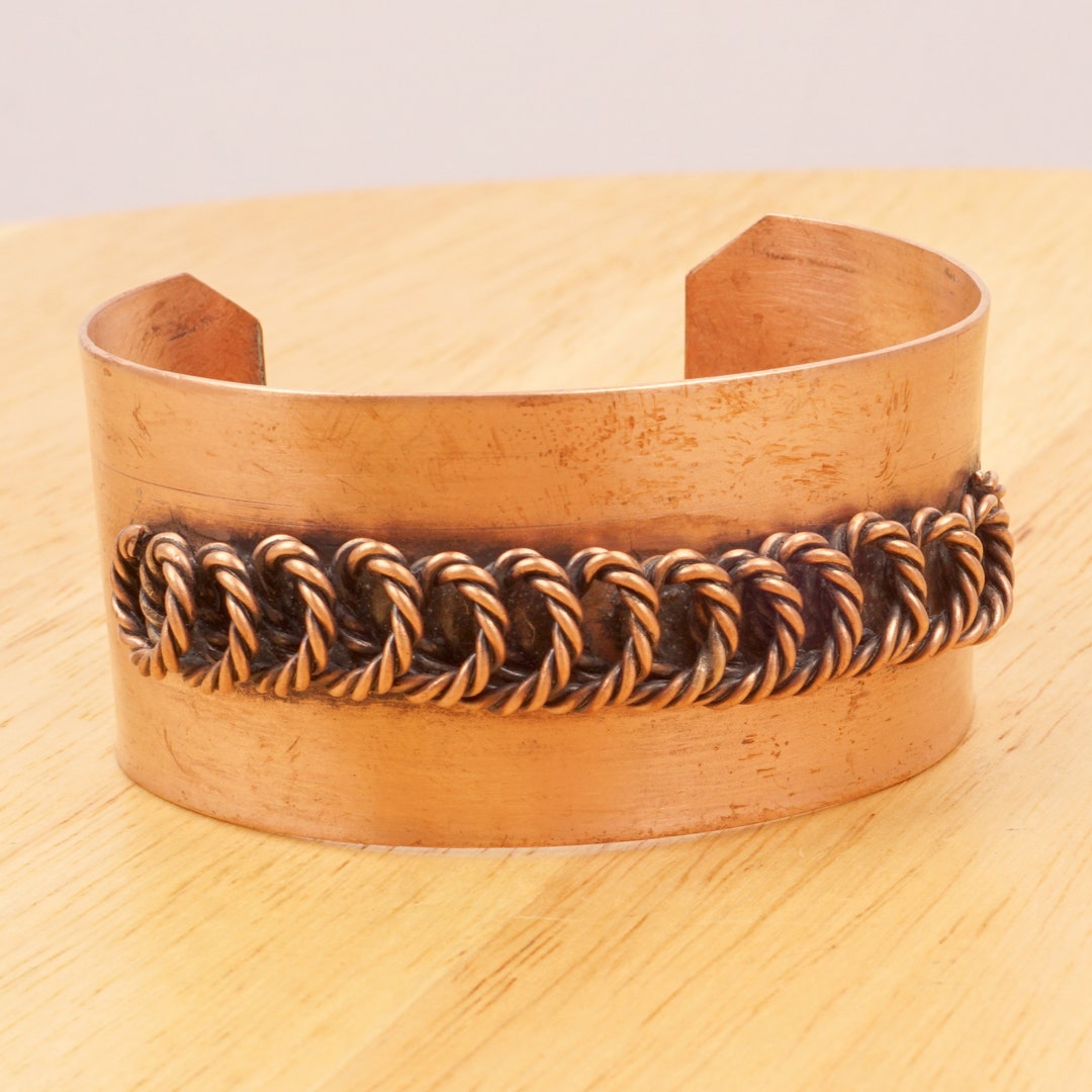 Bracelet / Bangle Vintage Copper Hand Made Copper Accessory Etsy