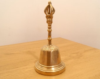 Vintage solid brass Bell || Vintage brass bell || vintage solid brass