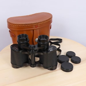 Vintage REGENT 8x30 Binoculars with Leather Case – Chance-Pilkington Coated Optics – Working Condition Field Glasses