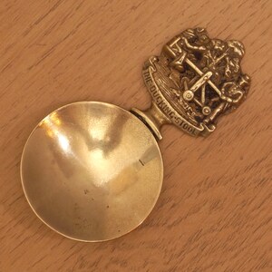 The Ducking Stool Spoon || Vintage solid brass spoon