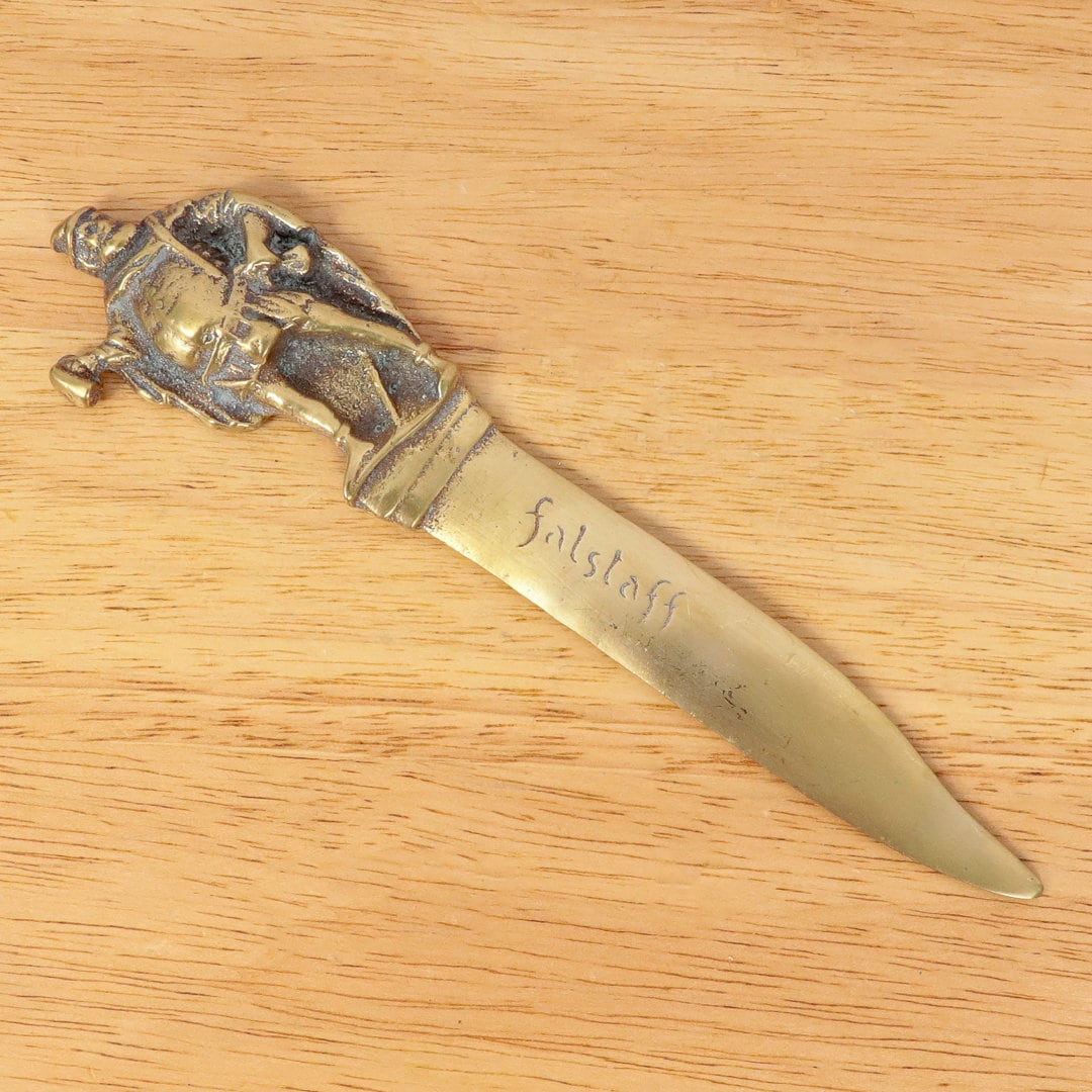 Paper Knife, Brass - Appelgren - Pewter and Brass
