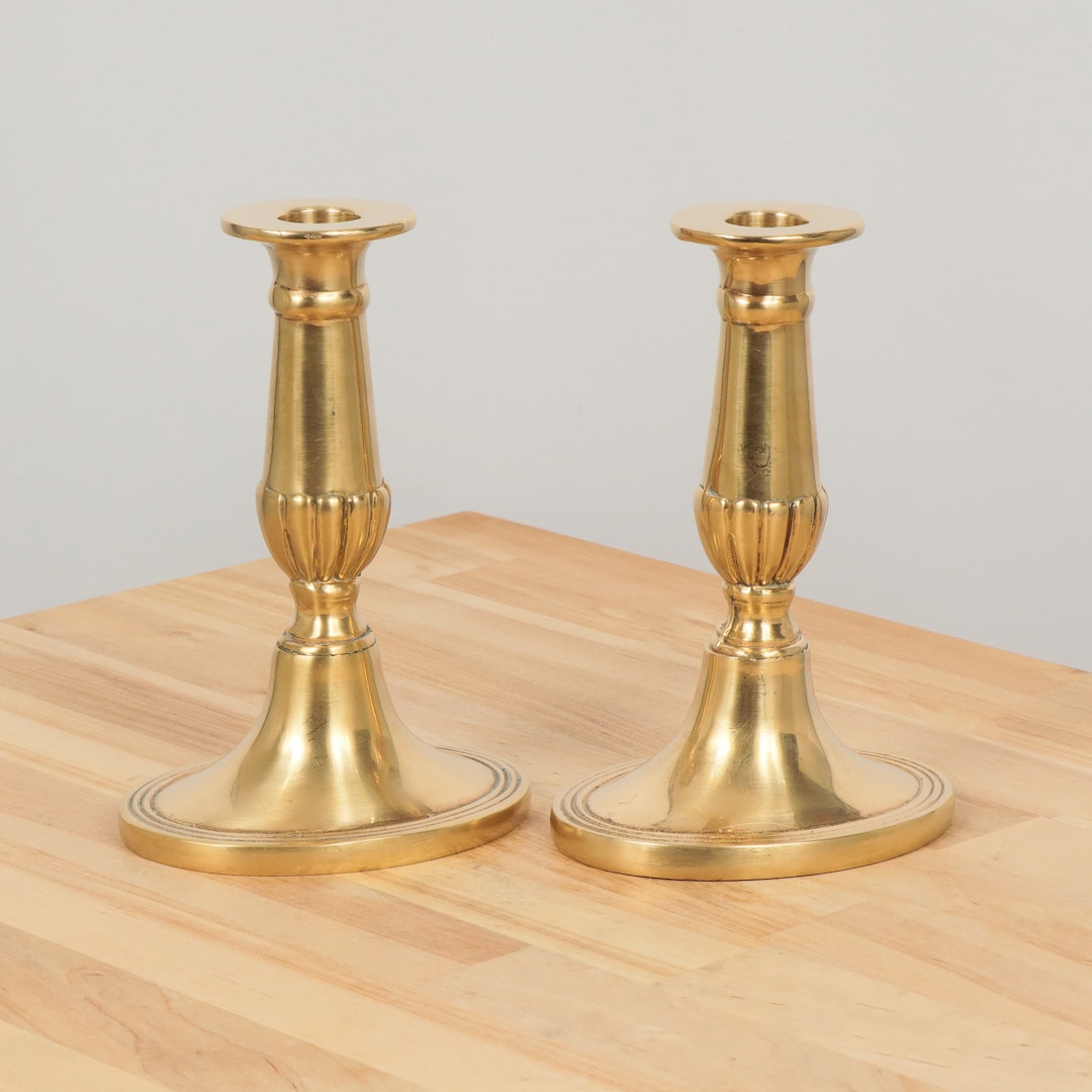 Solid Brass Candle Holders