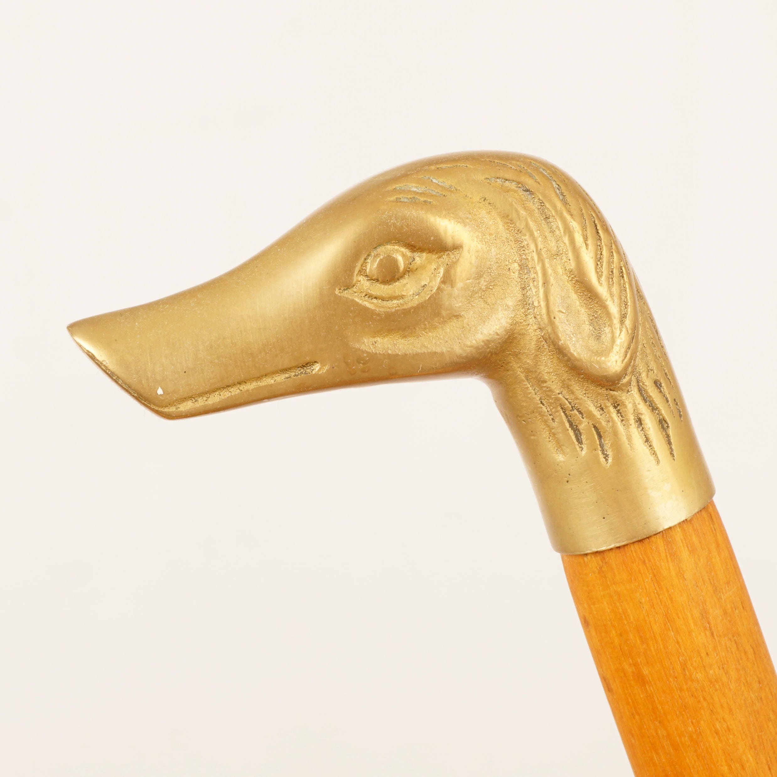 ウォーキングスティック || 犬の頭のデザイン / 形状 || ヴィンテージ