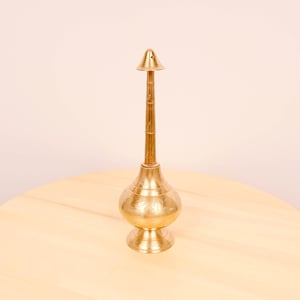 Perfume bottle / Rose water sprinkler || vintage solid brass