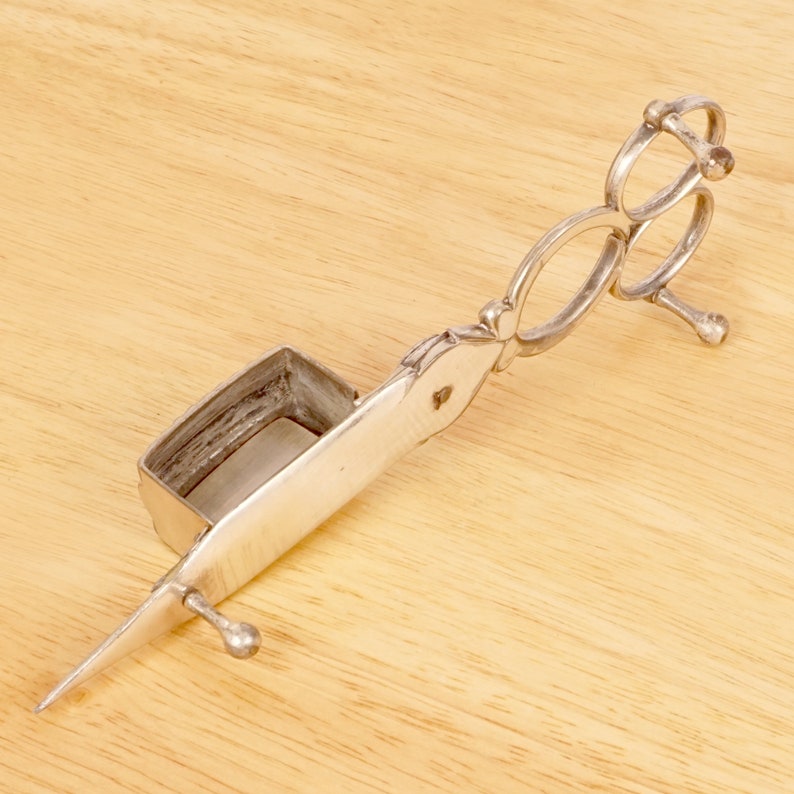 Antique Candle Snuffer / Scissors Silver Plated on metal Etsy