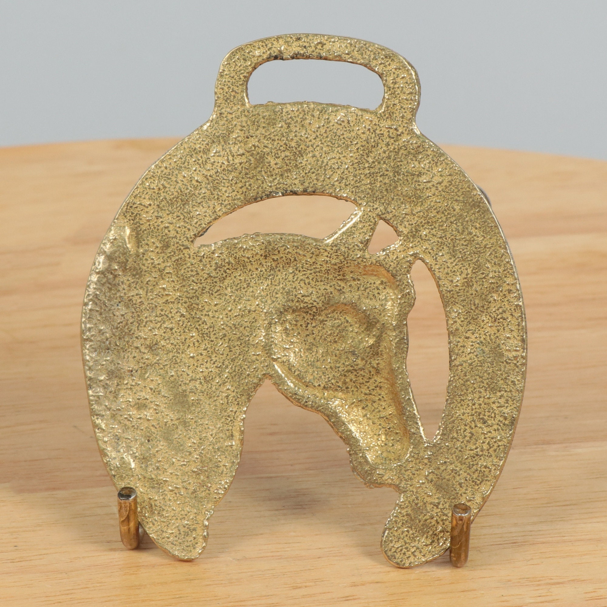 Solid Brass Horse Badge / Horse Brass / Tack Horse Head Etsy