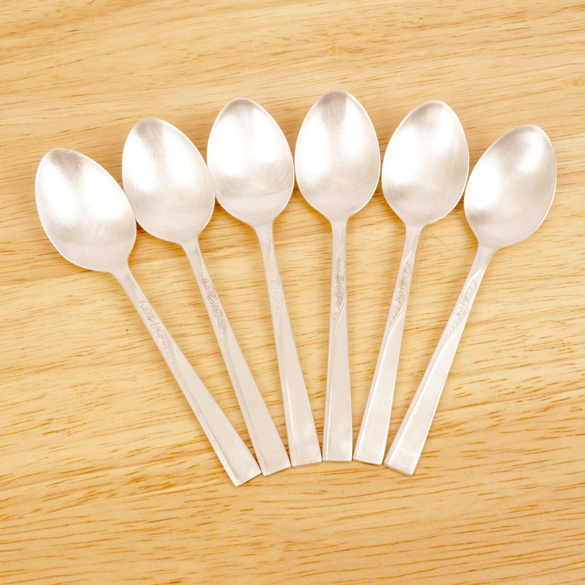 6 Coffee Spoons in an Original box Viners of Sheffield Etsy
