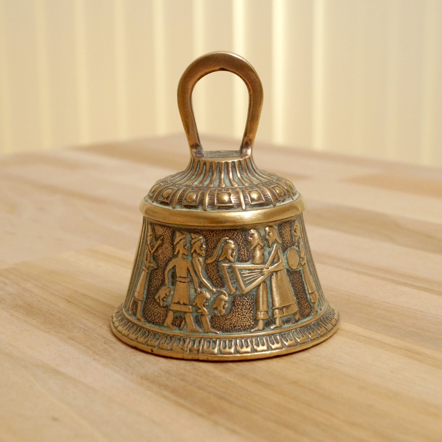 Home Décor Home & Living Vintage small English Peerage Brass bell