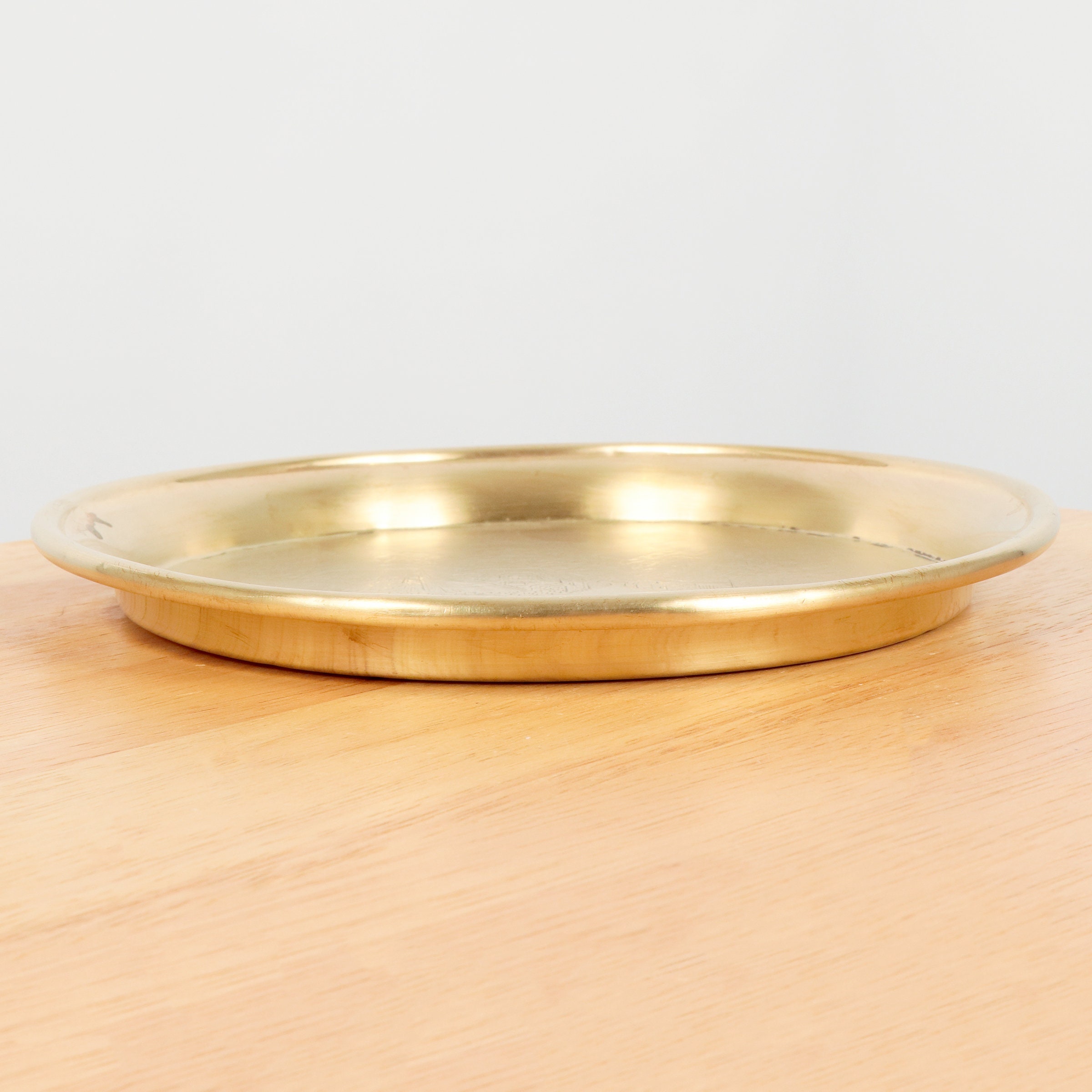 21 Cm Plate / Tray Vintage Solid Brass Souvenir Plate Etsy UK