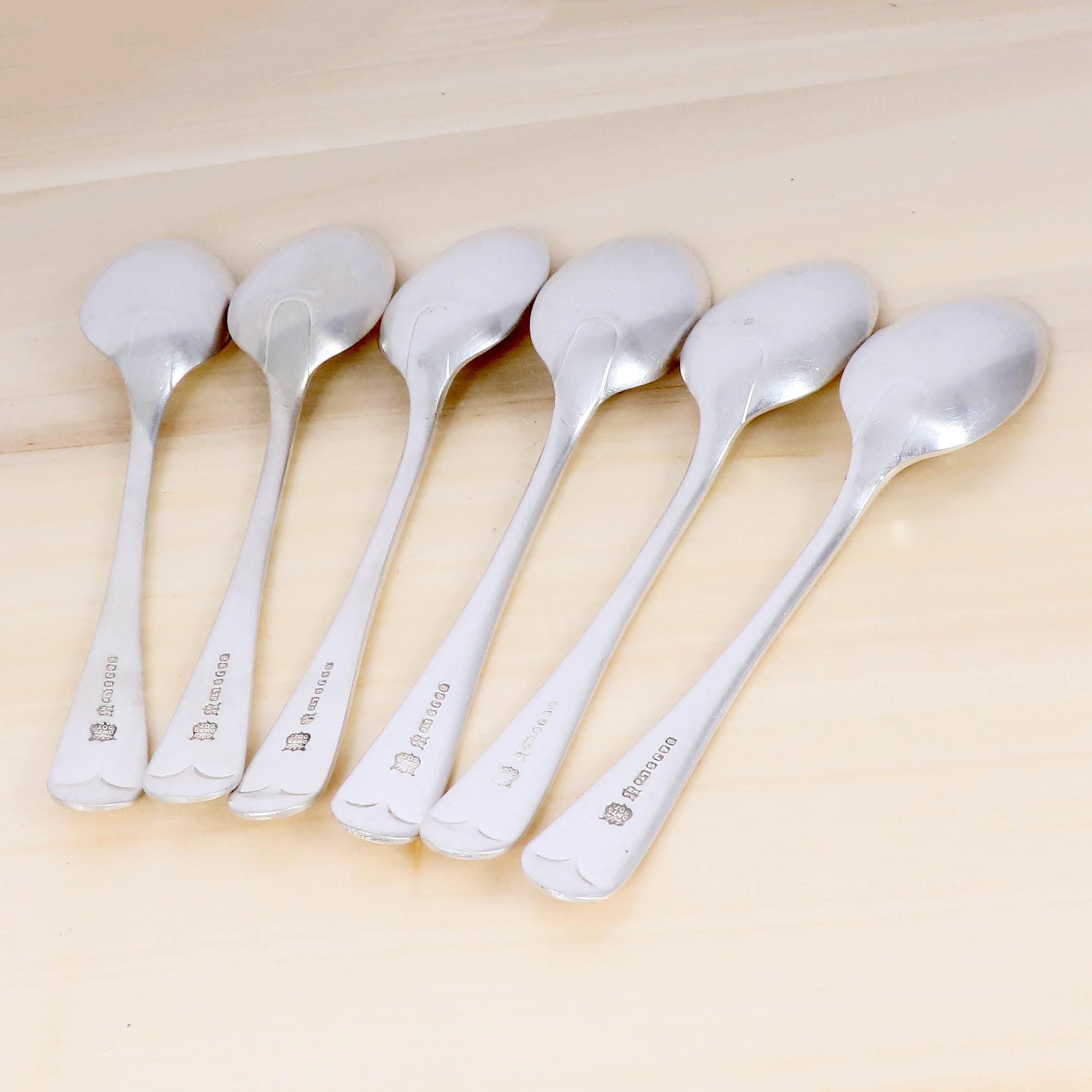 Vintage Silver-plated Table Spoon Set – 6 Pieces, EPNS With