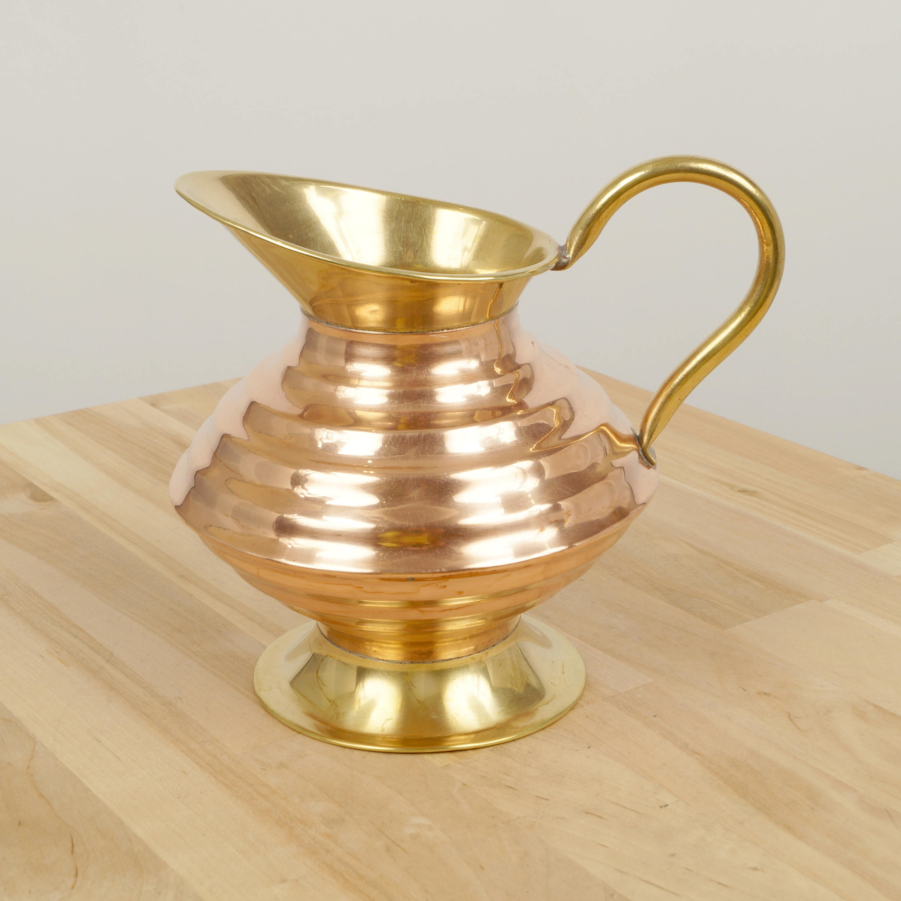 Weba Ware 銅と真鍮の水差し / ピッチャー || ヴィンテージ イギリス製