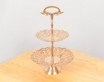Cake Stand / Plant Pot Stand / Small Table || Vintage Solid Brass || Made in India
