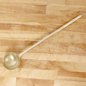Serving Spoon / Soup Ladles / Scoop || vintage solid brass