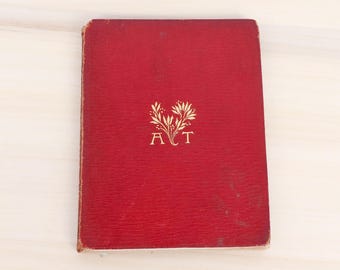 Libro antico The Lovers Tale - Le opere poetiche di Alfred Lord Tennyson London MacMillan and Co Ltd 1896