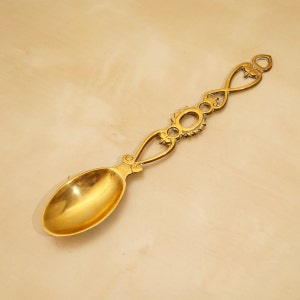 Brass decorative spoon || vintage || wall decor || perfect condition