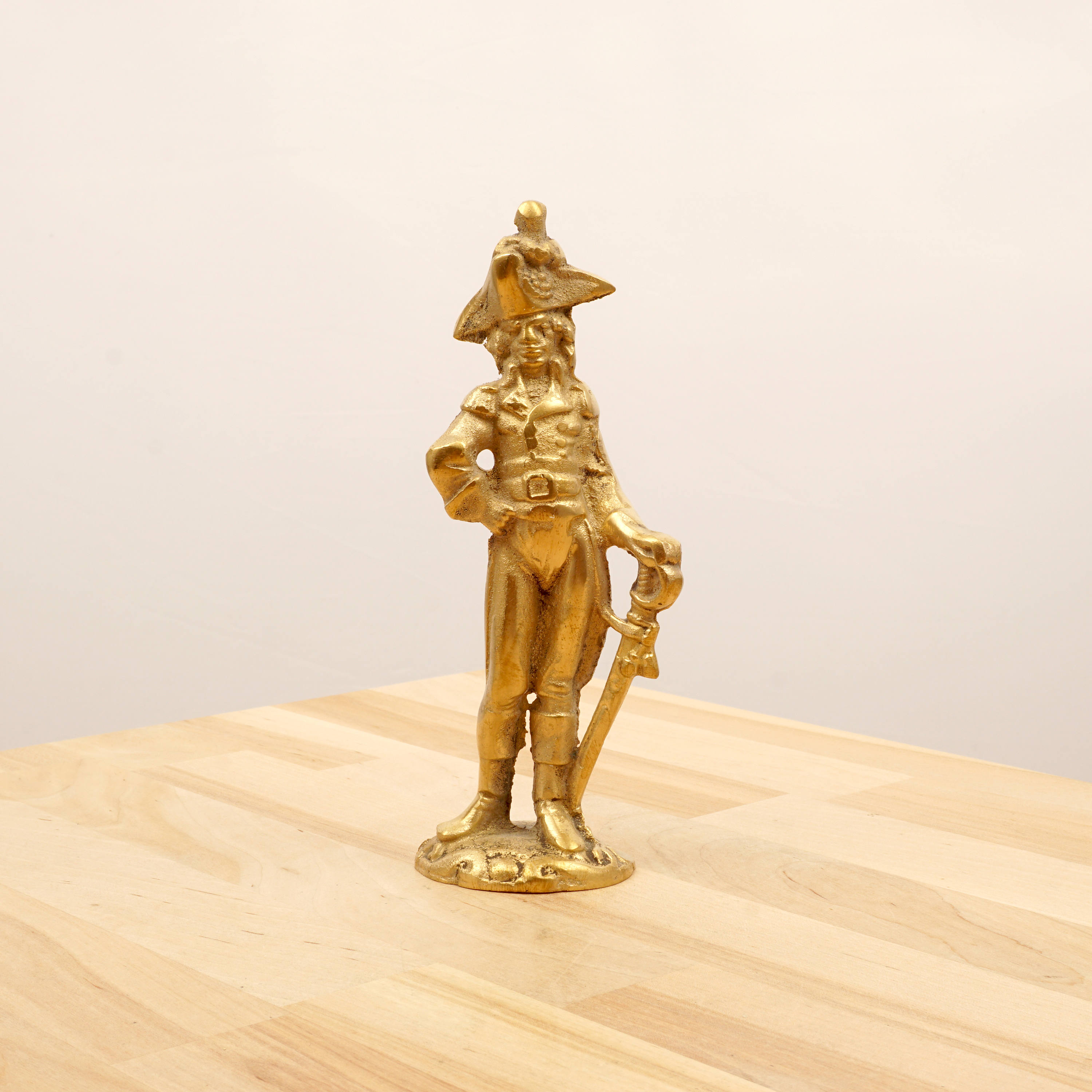 Soldier Figurine / Statuette Vintage Solid Brass / Filled Etsy UK