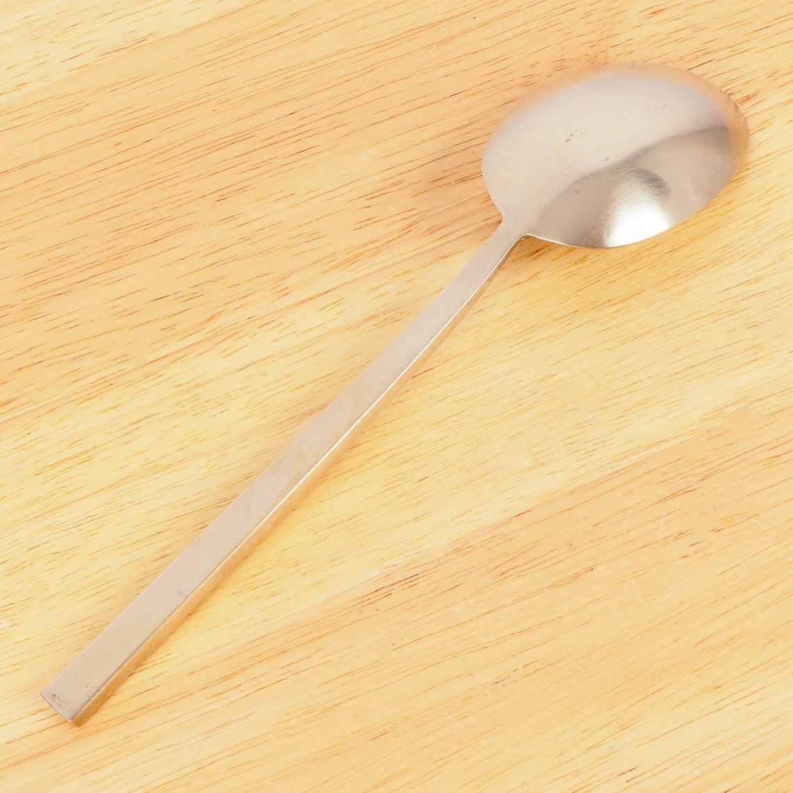 Desert Spoon Tablespoon Vintage Solid Brass Spoon Etsy