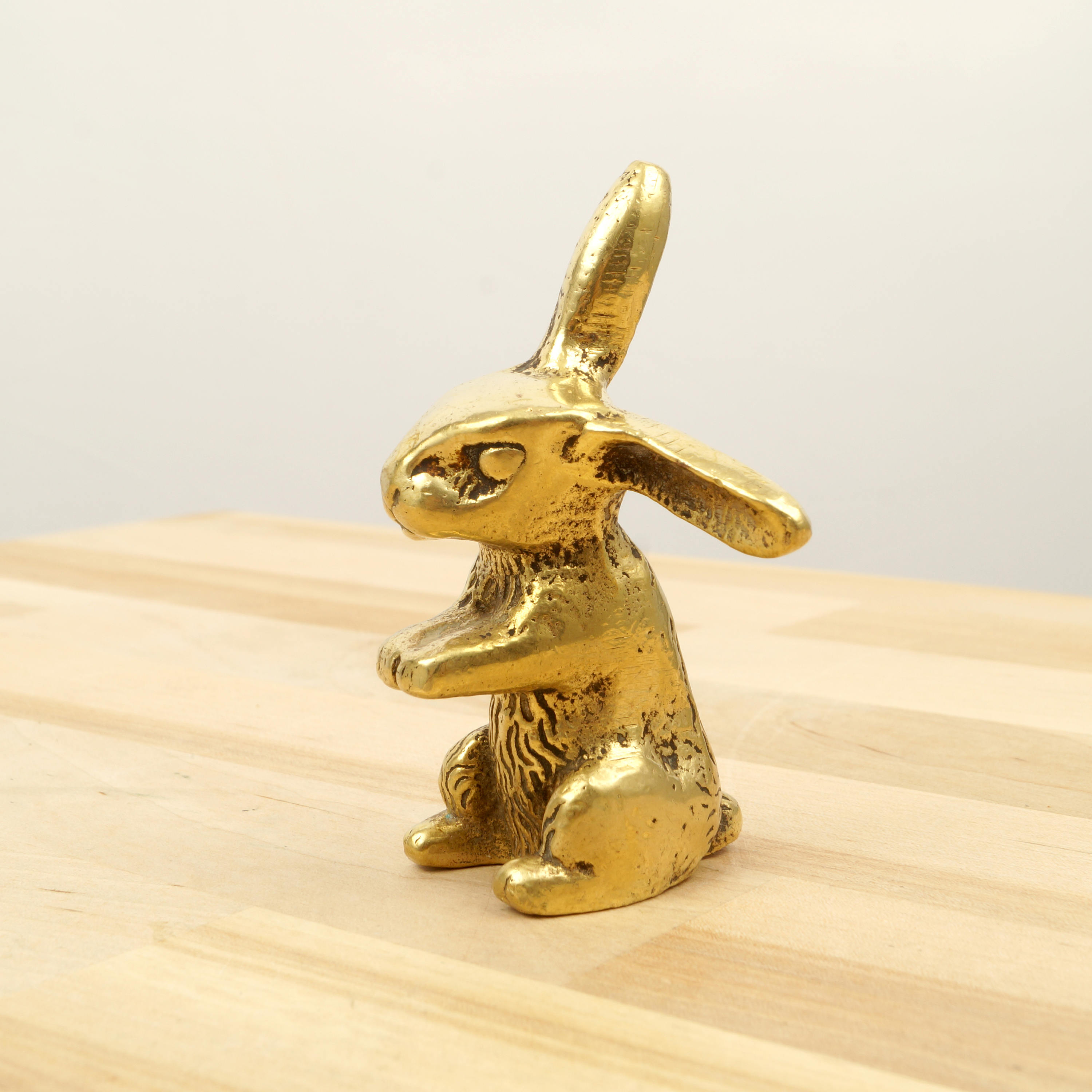 Easter Bunny / Rabbit / Hare Vintage Heavy Solid Brass -  Canada