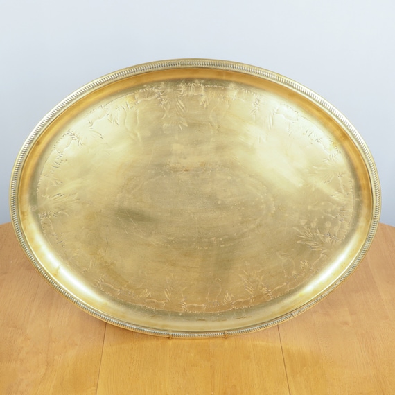 Oval Brass Platter -  Canada