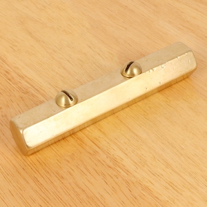 Paperweight / decor || Simple design || Vintage solid brass || Hexagon shape