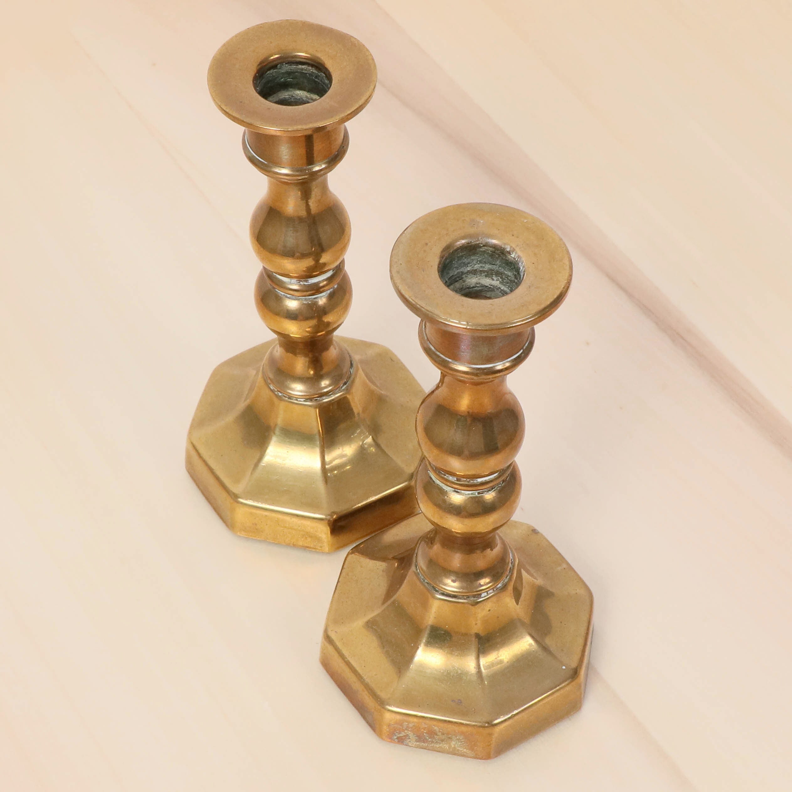 Octagonal Holder Octagon Shape Base Candle Holders / Candlestick Holders || Antique ...