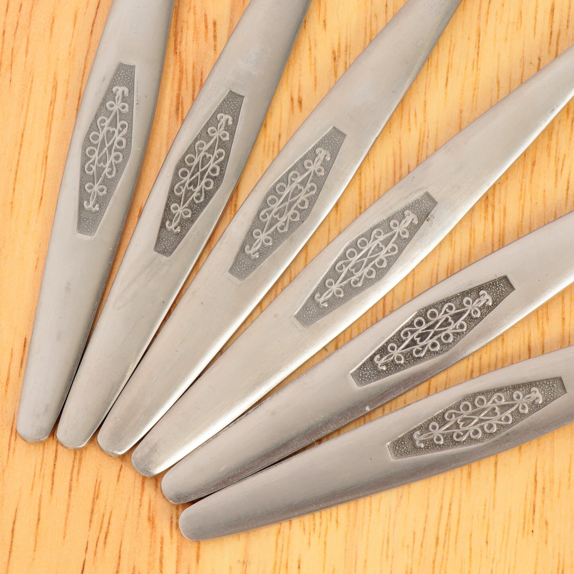 6 pastry forks / fruit forks / grapefruit forks / cake forks / Etsy