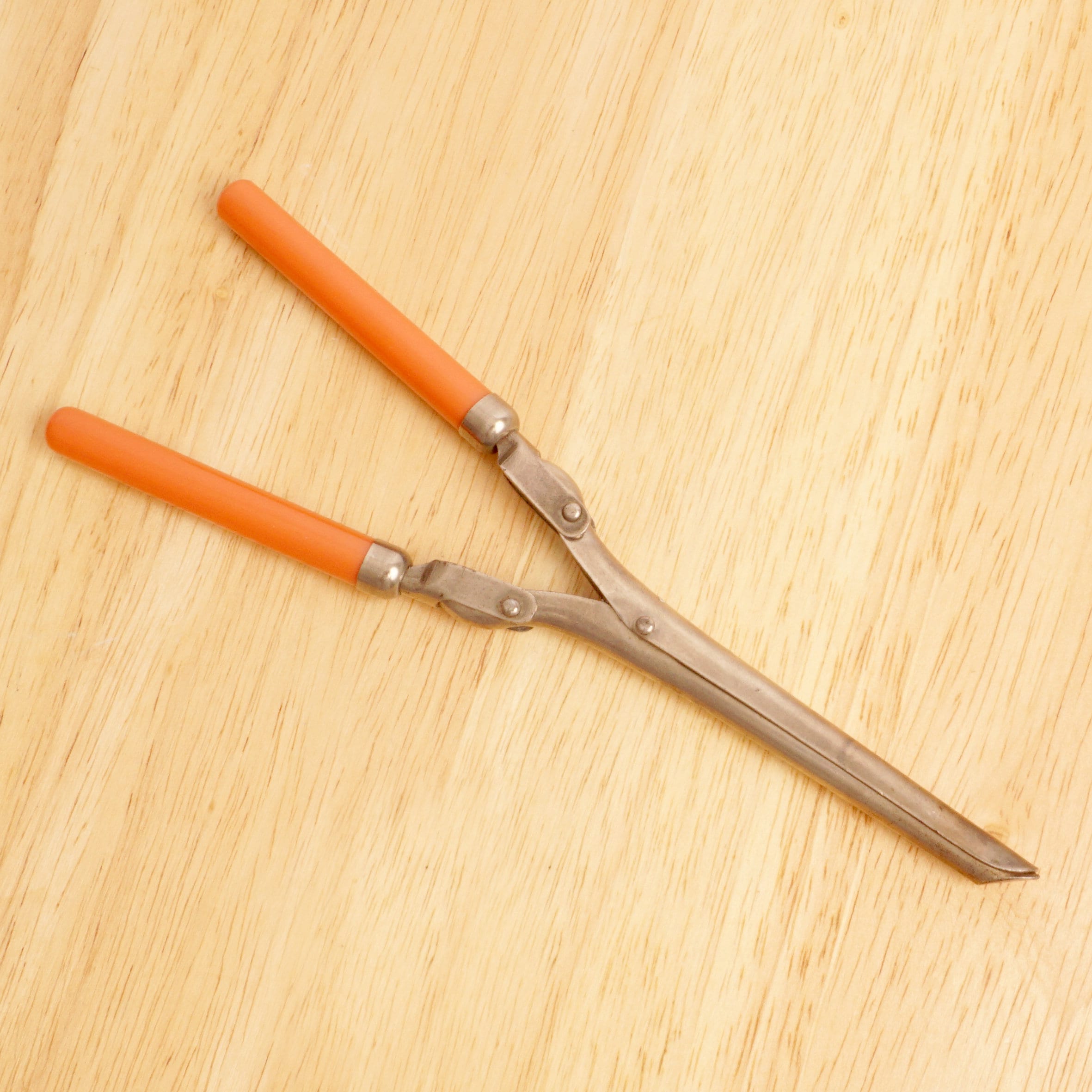 Hair styling tongs metal alloy Red plastic handle Etsy