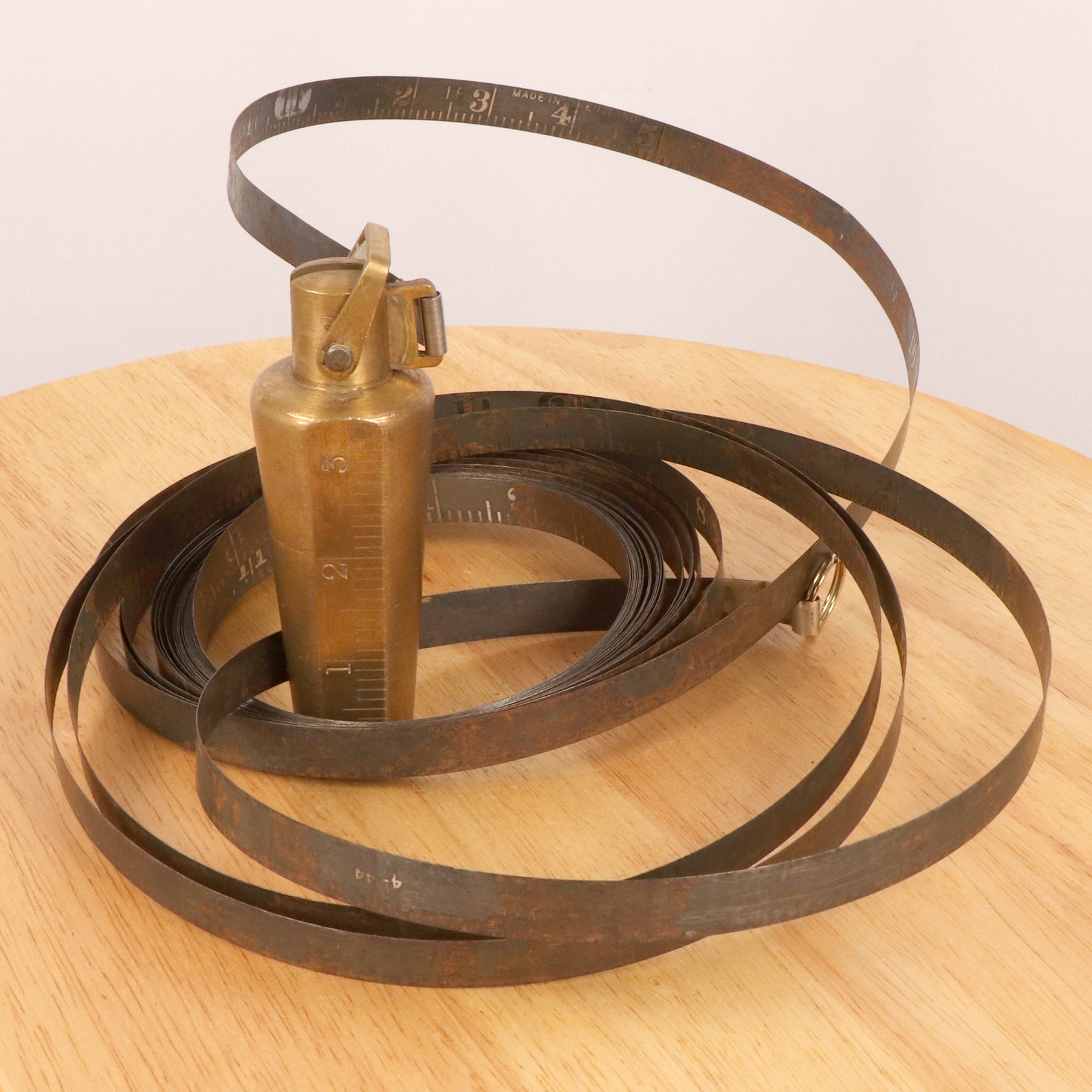 Oil Tank Gauging Tapes Fuel Measuring Device with Steel Tape & Etsy