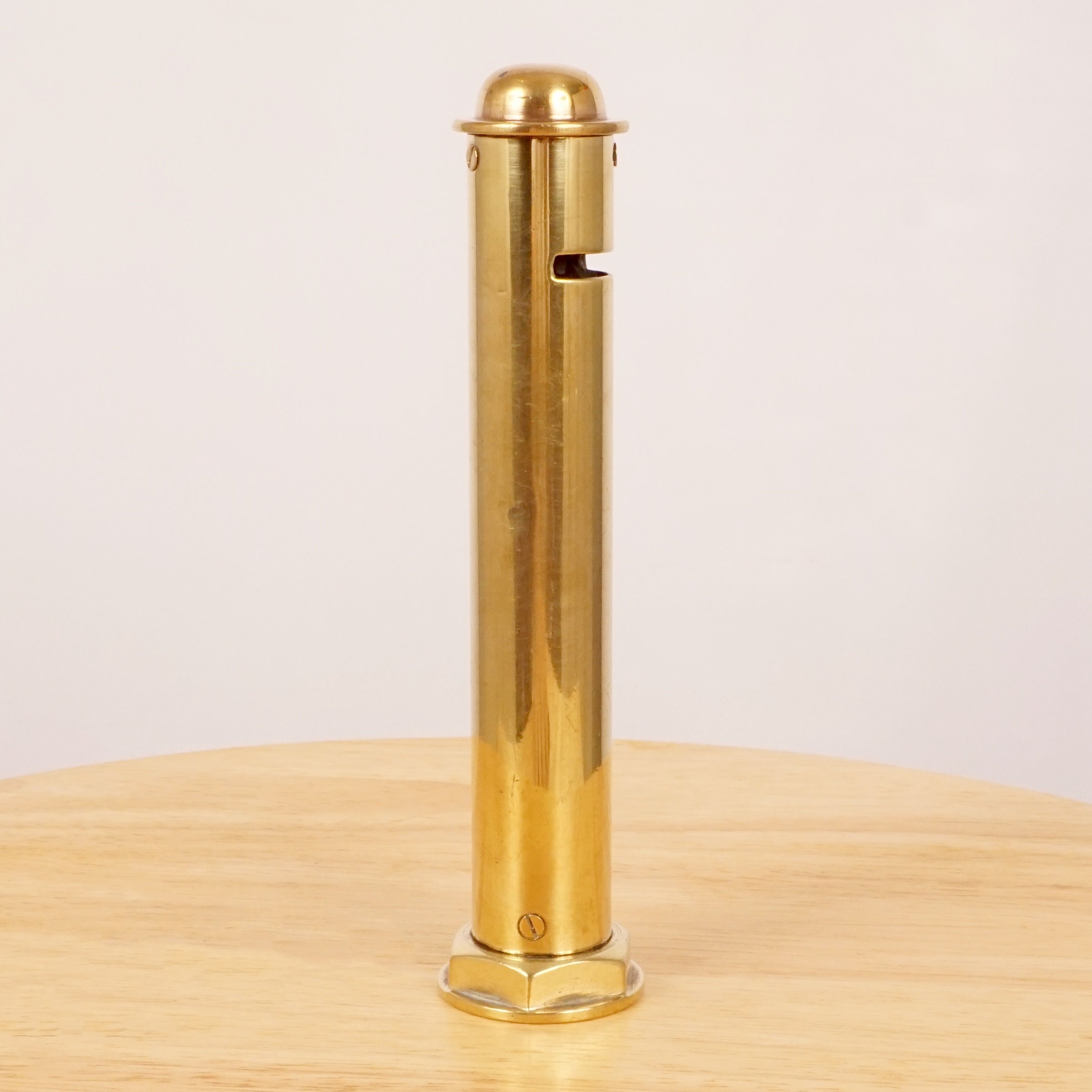 Brass Savings Bank / Coin Counter Vintage Solid Brass Etsy