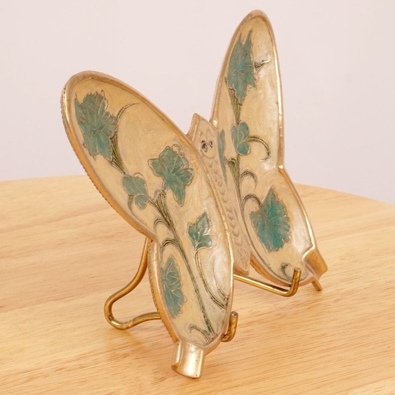 Butterfly design ashtray / jewellery dish / ring tray / wall Etsy