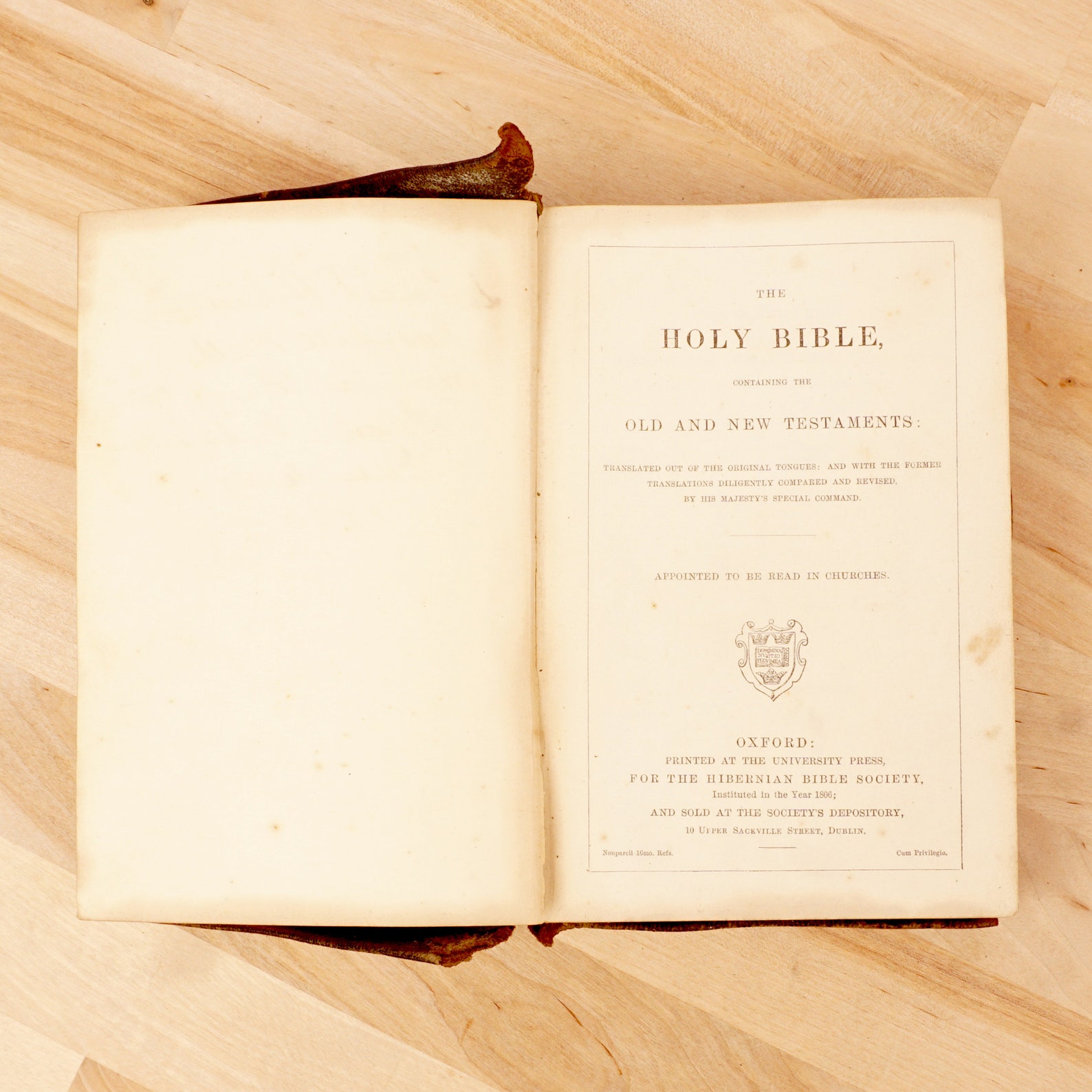 The Holy Bible Oxford Printed at the University Press for Etsy