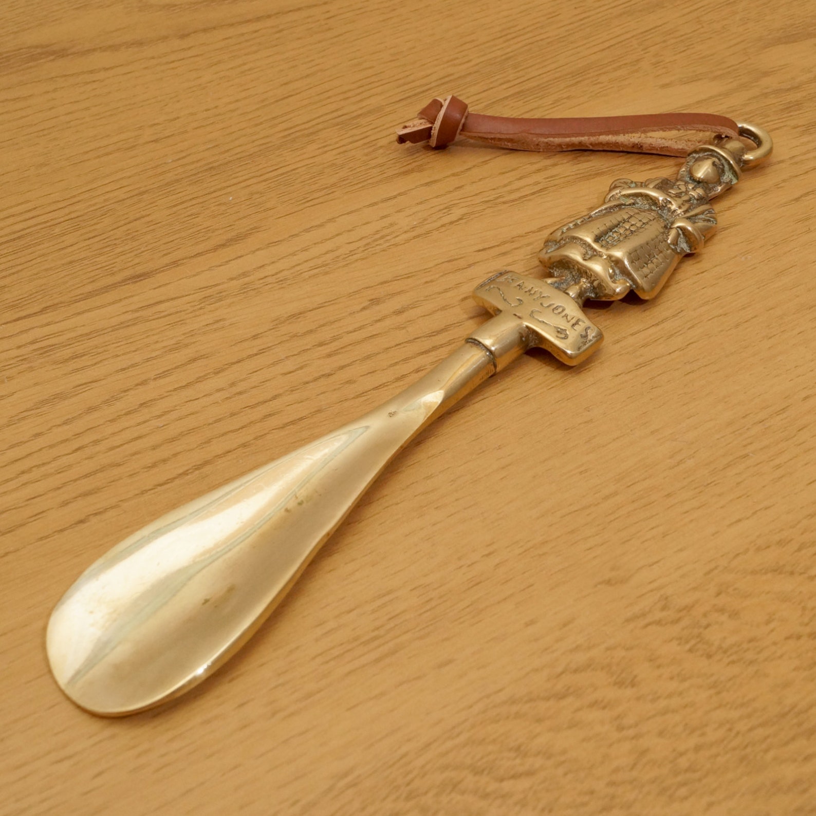 Vintage Solid Brass Shoehorn jenny Jones Design Etsy