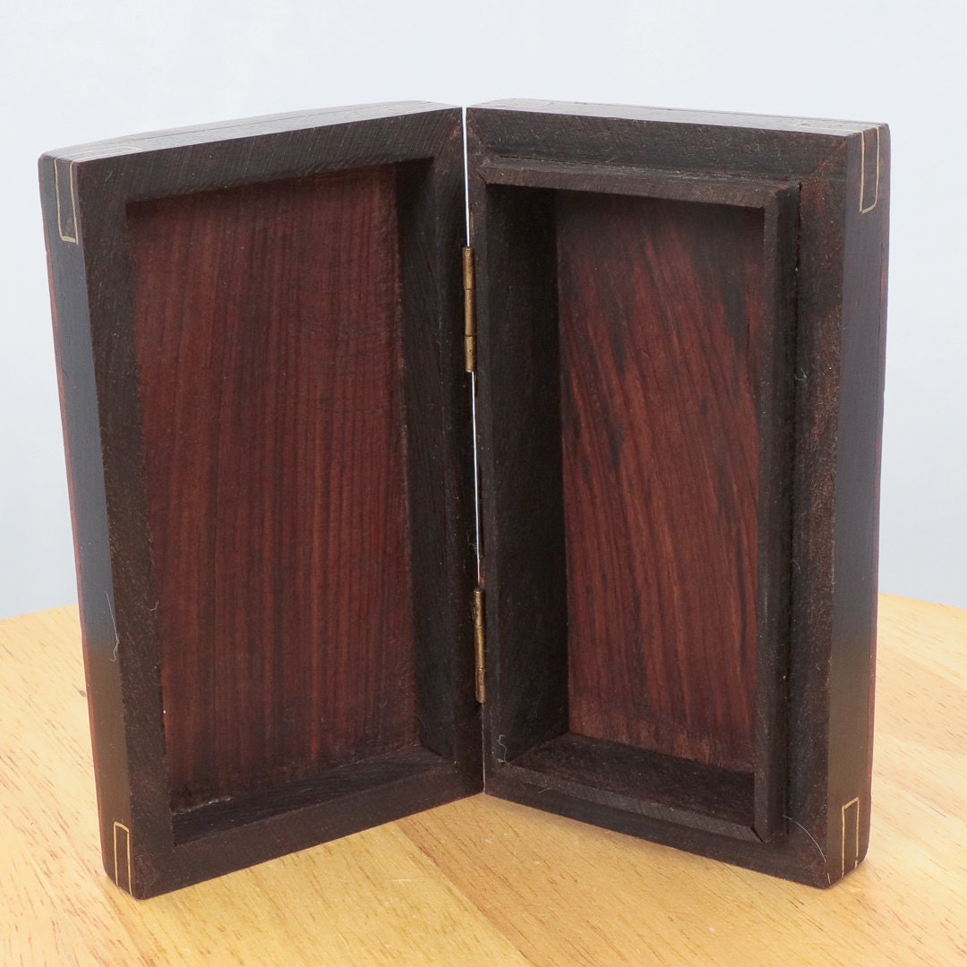 Caja de madera / almacenamiento / contenedor // Tapa con | Etsy