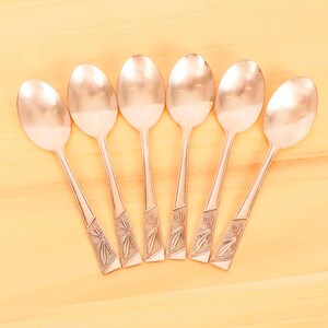 6 coffee spoons set || Vintage silver plated || Silver plated