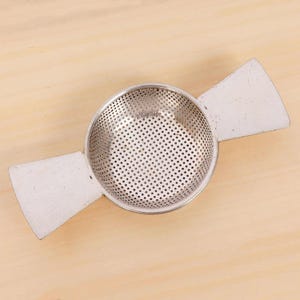 Tea Strainer || Vintage silver plated on brass