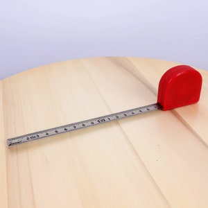 Metal 6.56 ft - 2m ruler || vintage tape measure