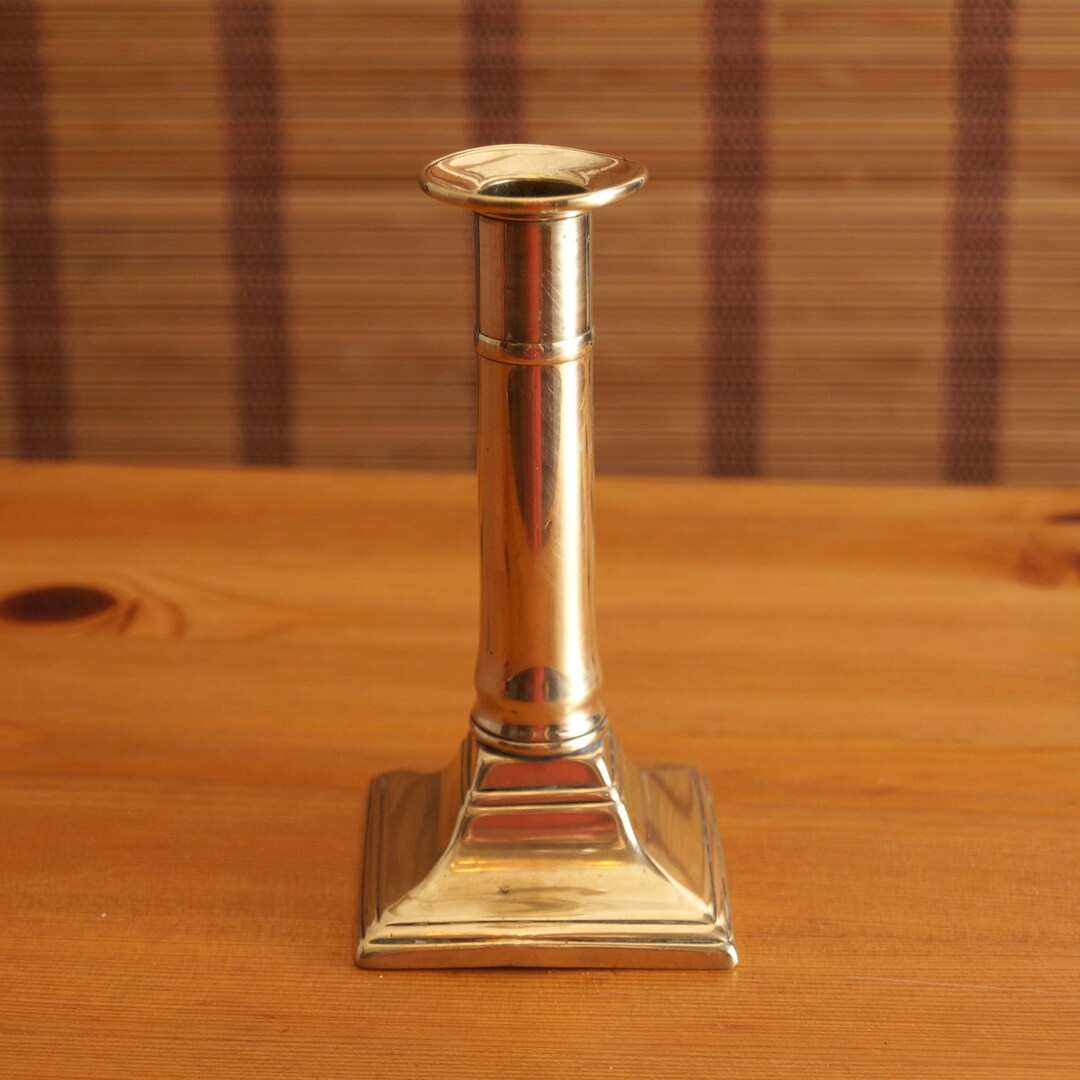Vintage Push up Candle Holder / Candle Stick Solid Brass Etsy
