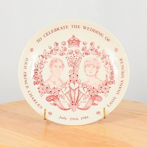 21 cm July 29th 1981 royal wedding plate || Made in England 81 || MASON&#39;S || Patent iron stone || Ceramic || Vintage porcelain