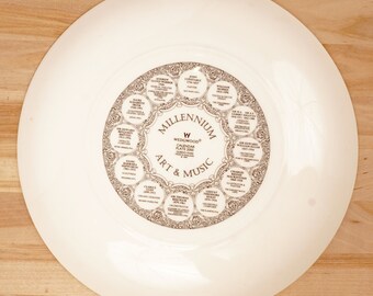 2000 Calendar Porcelain Plate by Wedgwood || Millennium 2000 Art