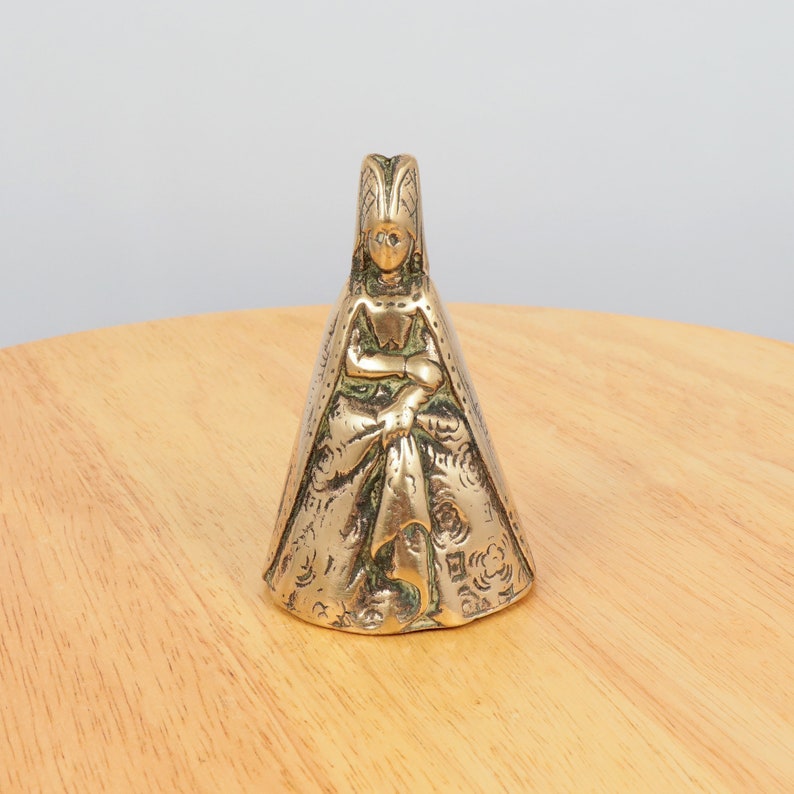 Hand Bell / Lady Bell / Medieval Woman Vintage Solid Brass - Etsy