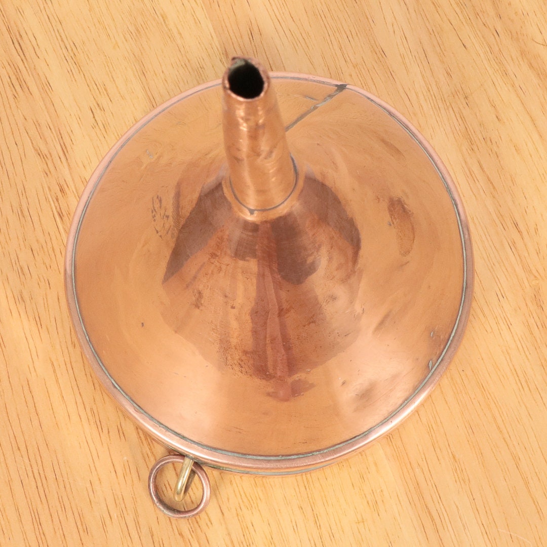 Heavy Copper Funnel With Strain Vintage Copper Antique - Etsy UK