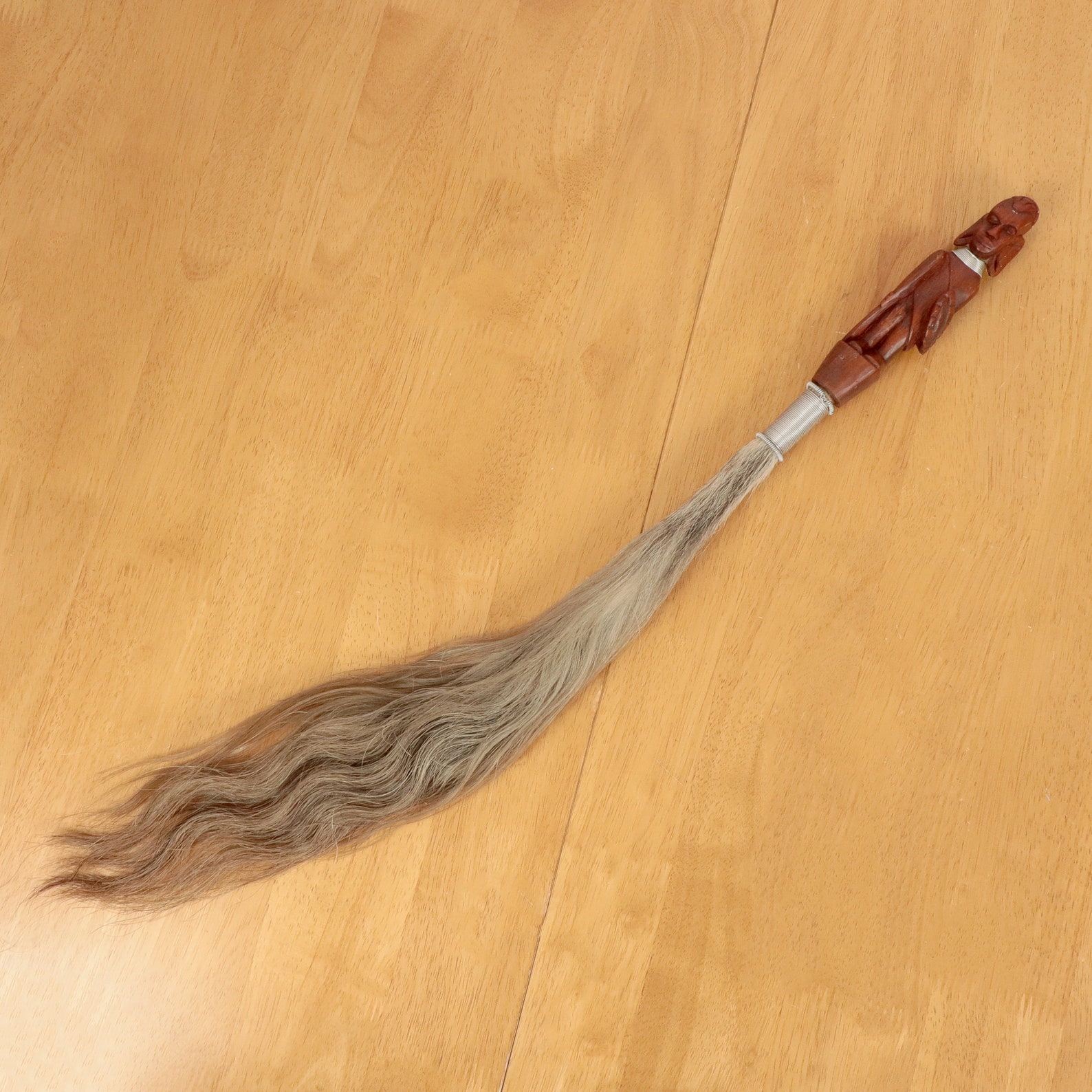 Horse Hair Duster / Vintage Handcarved African Fly Swatter Etsy